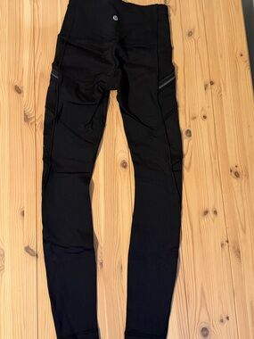 lululemon thermal women’s Black Athletic Running tight